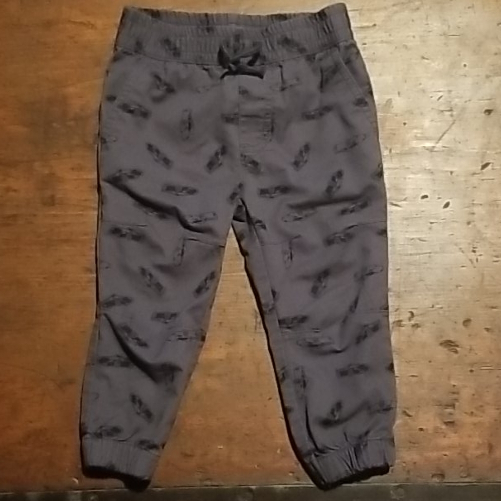 3/$12 Racecar print toddler pants